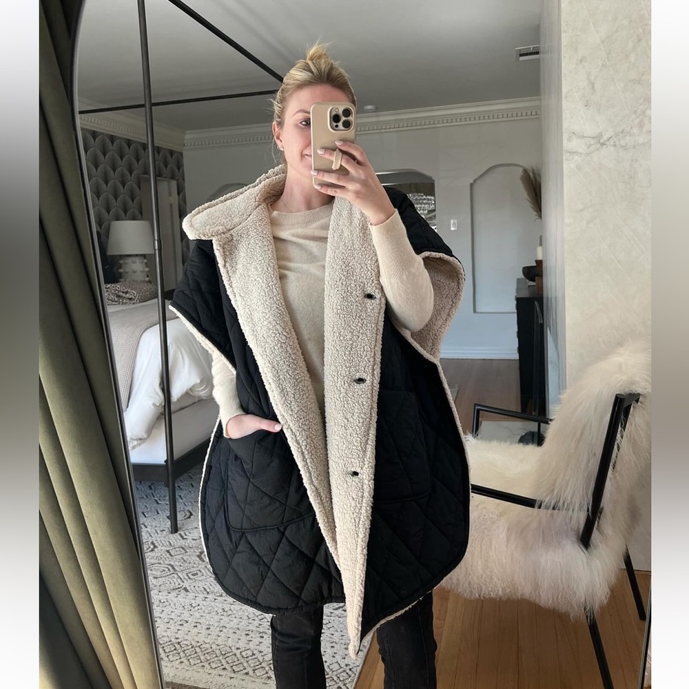 Anthropologie Hooded Vest